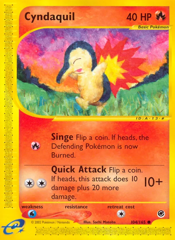 Cyndaquil, Expedition Base Set 104/165