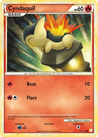 Cyndaquil, Überraschungskalender 061/123