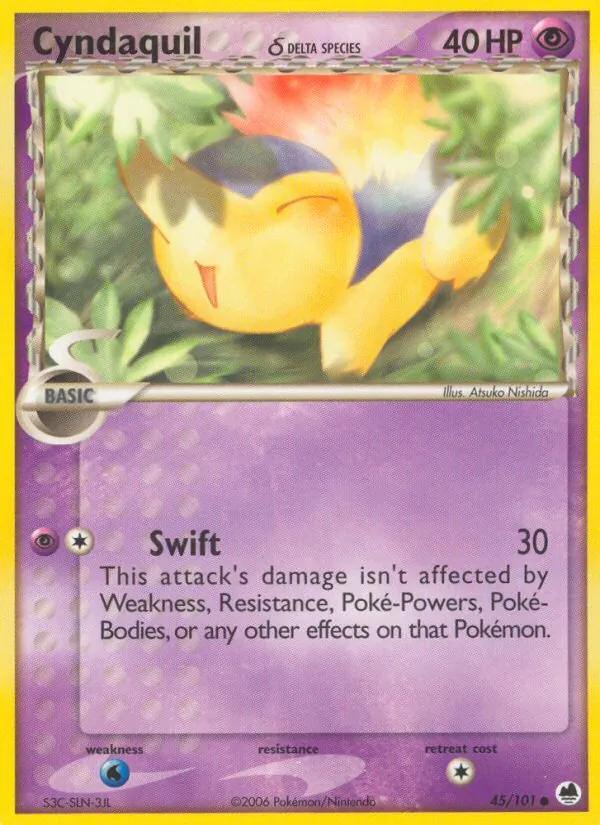 Cyndaquil δ, Dragon Frontiers 045/101