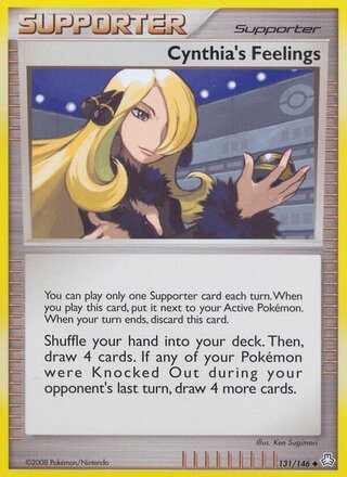 Cynthia's Feelings, WC Deck 2009 (Luxdrill) 131/146