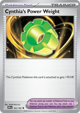 Cynthia's Power Weight, Destined Rivals 162/182