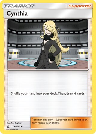 Cynthia, WC Deck 2018 (Victory Map) 119/156