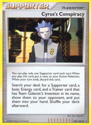 Cyrus's Conspiracy, WC Deck 2010 (LuxChomp of the Spirit) 105/127