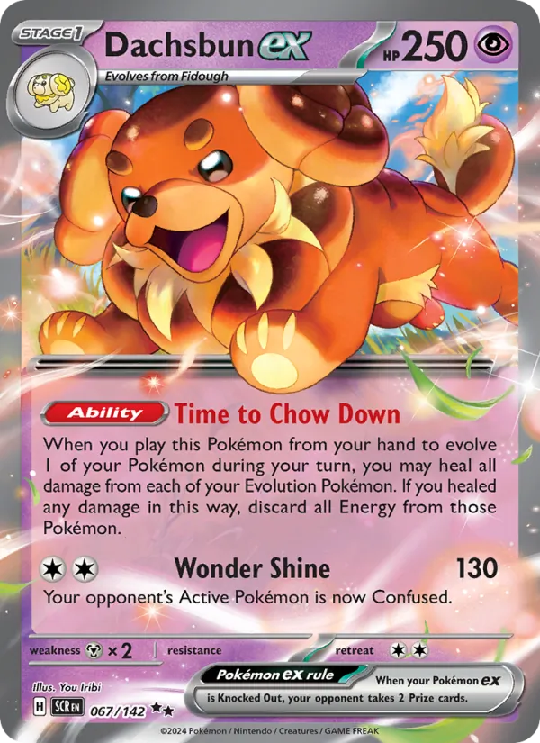Dachsbun EX, Stellar Crown 067/142