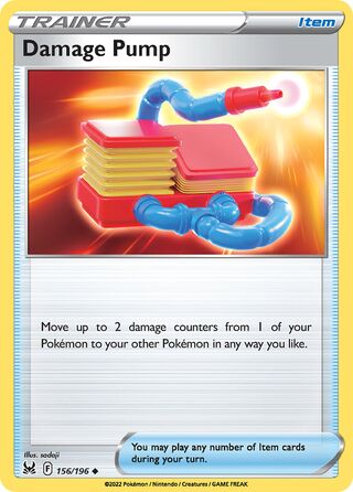 Damage Pump, Play! Pokémon Prize Pack Series Three 156/196