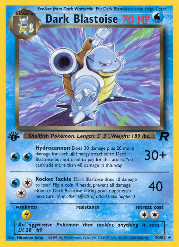 Dark Blastoise, Team Rocket 020/082