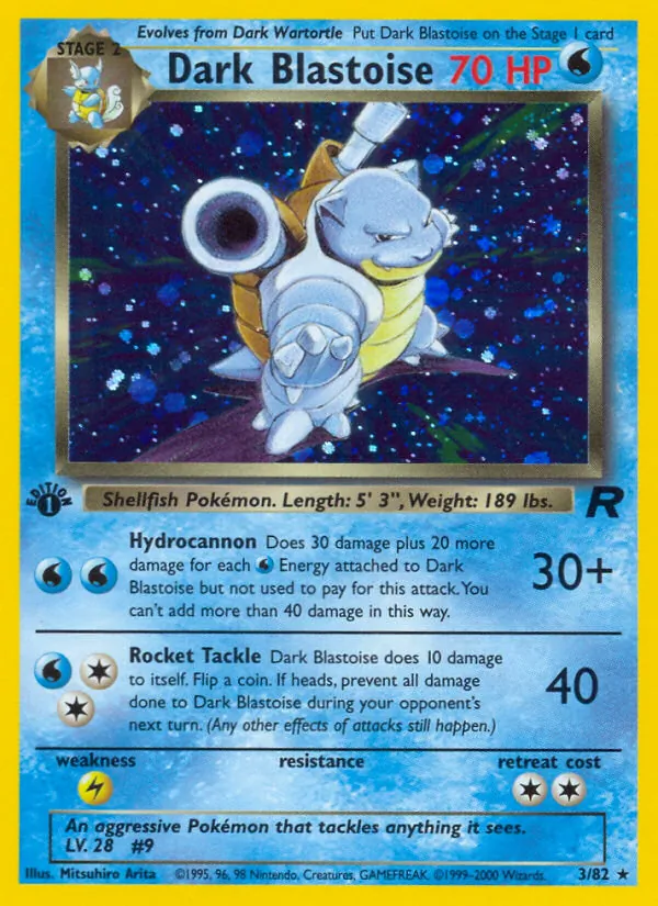 Dark Blastoise, Team Rocket 003/082
