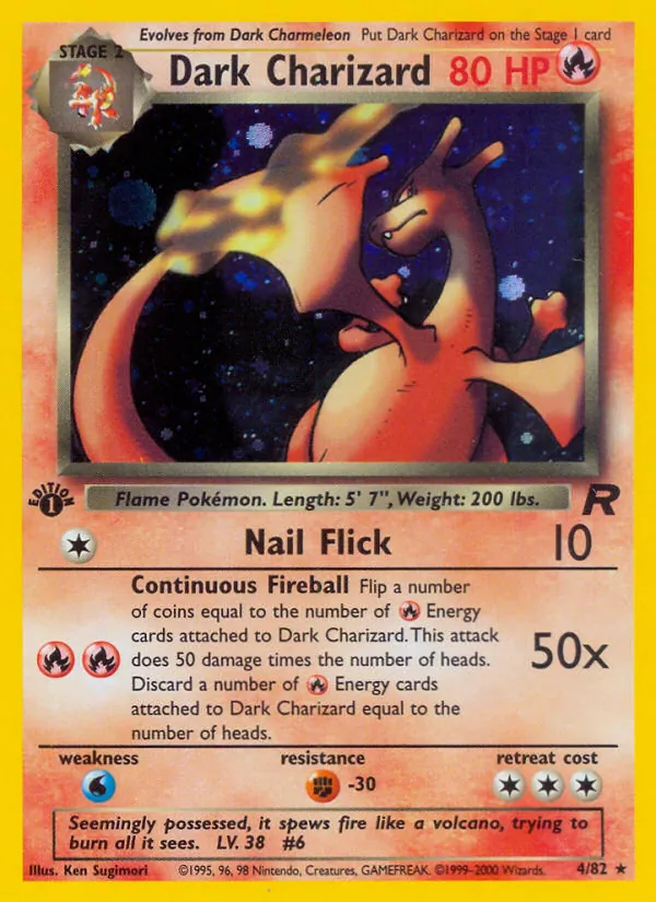 Dark Charizard, Team Rocket 004/082