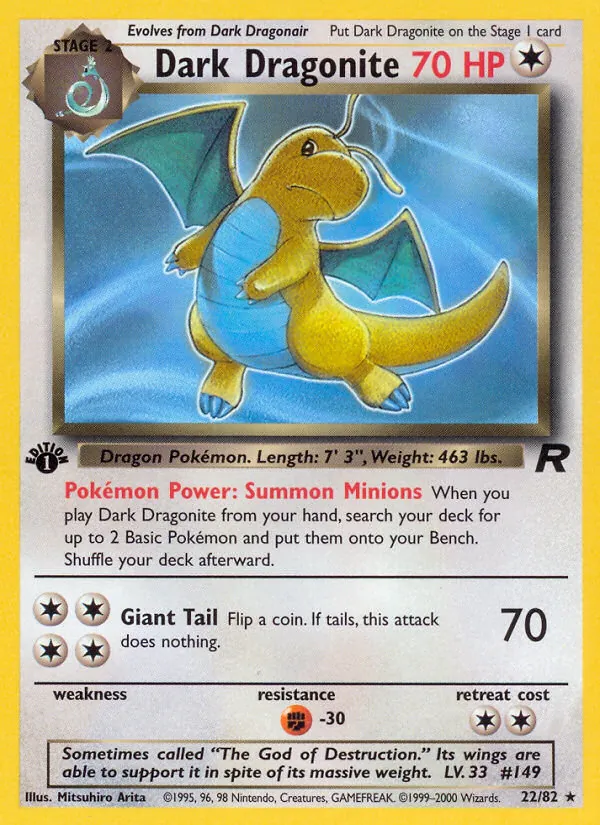 Dark Dragonite, Team Rocket 022/082