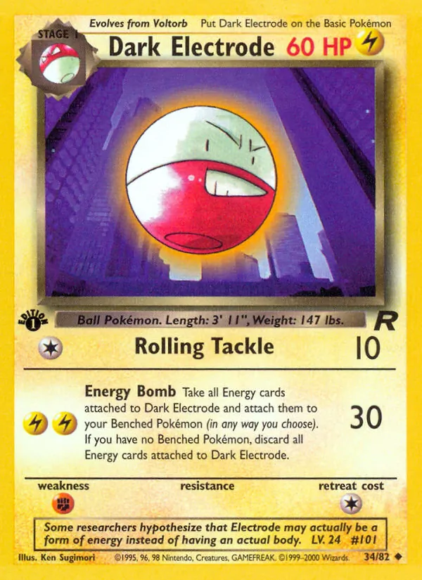 Dark Electrode, Team Rocket 034/082