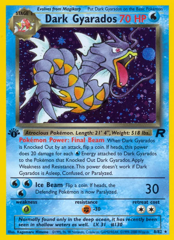 Dark Gyarados, Team Rocket 008/082