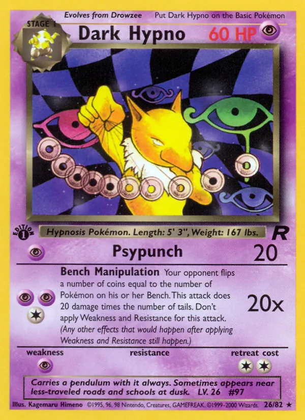 Dark Hypno, Team Rocket 026/082