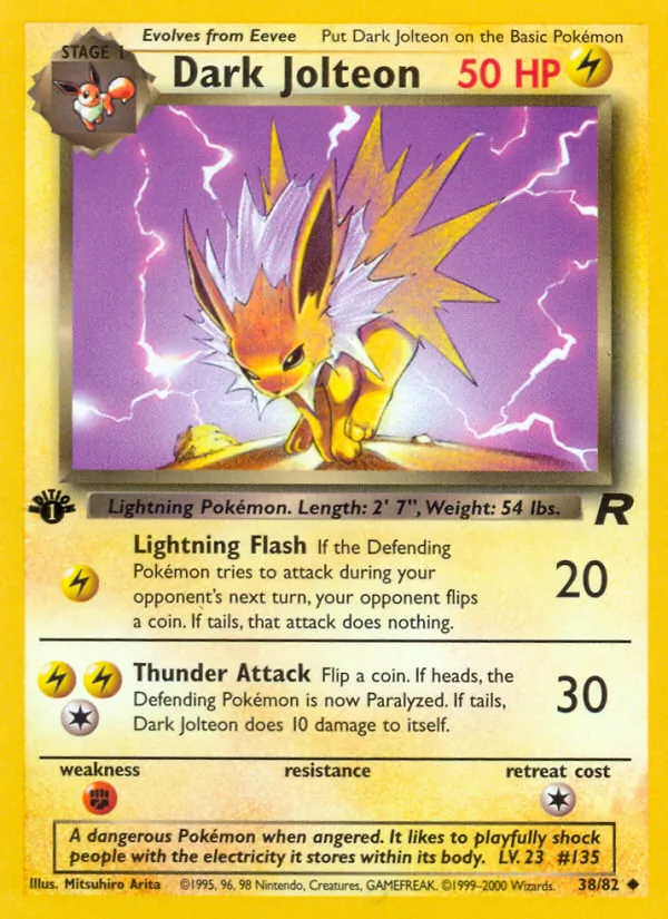 Dark Jolteon, Team Rocket 038/082
