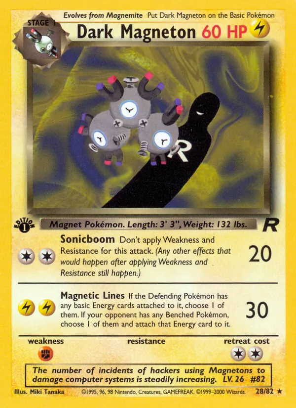 Dark Magneton, Team Rocket 028/082