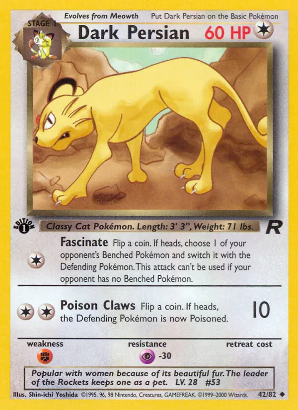 Dark Persian, Team Rocket 042/082