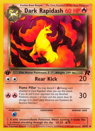 Dark Rapidash, Team Rocket 44/82