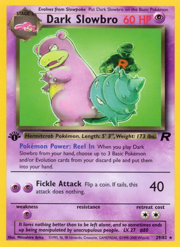 Dark Slowbro, Team Rocket 029/082