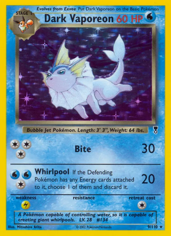 Dark Vaporeon, Legendary Collection 009/110