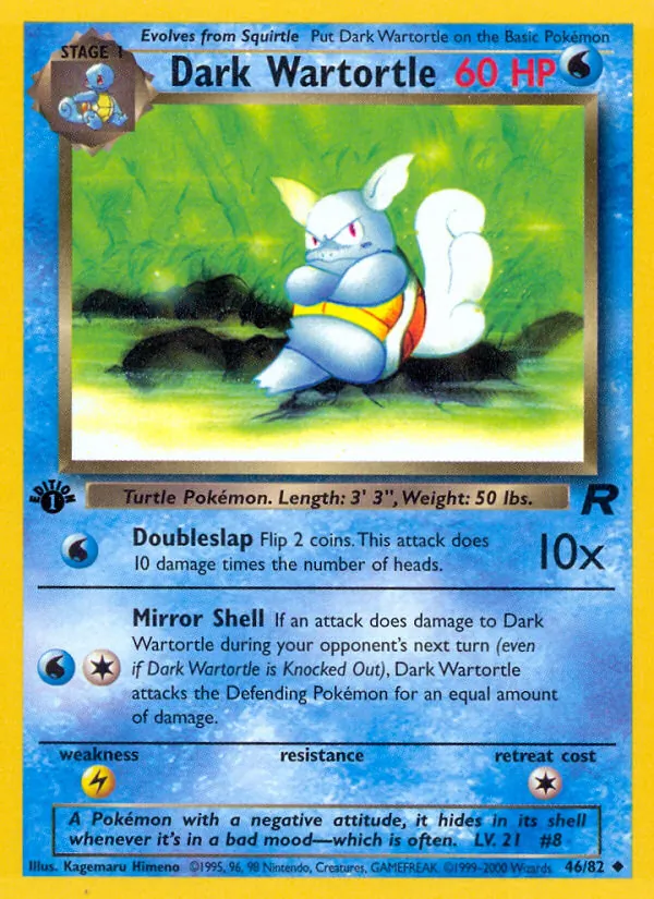 Dark Wartortle, Team Rocket 046/082