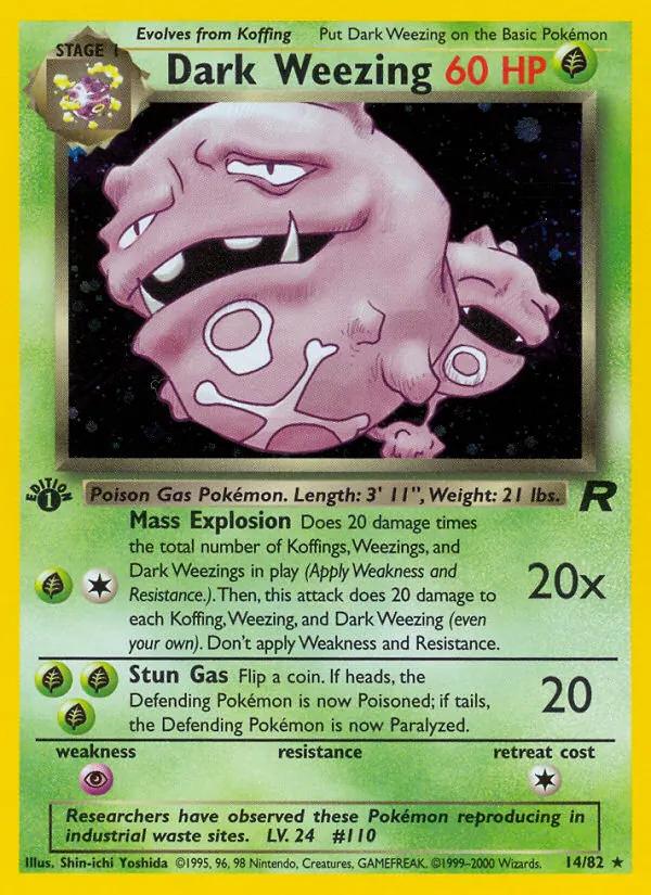 Dark Weezing, Team Rocket 014/082