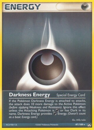 Darkness Energy, WC Deck 2007 (Legendary Ascent) 087/108