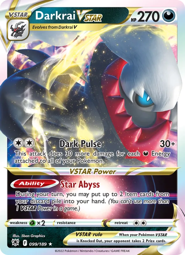 Darkrai VSTAR, Astral Radiance 099/189