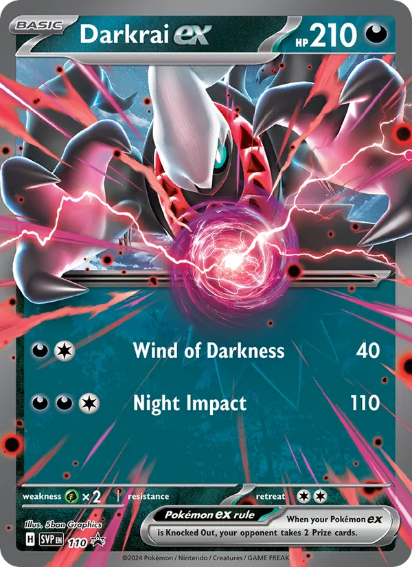Darkrai EX, Battle Academy 2024 (Darkrai) 110