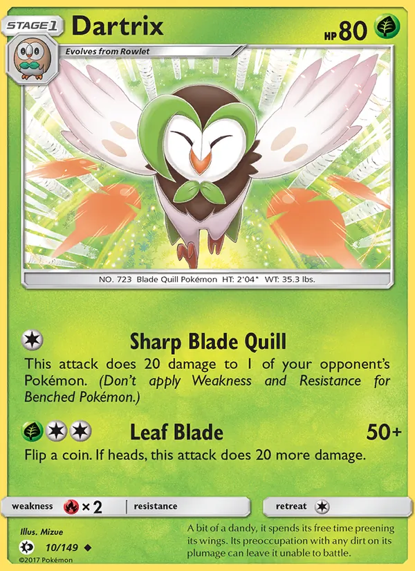 Dartrix, Sun & Moon 010/149