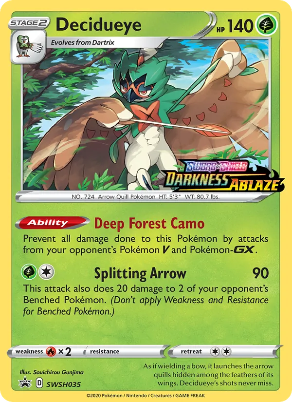Decidueye, SWSH Black Star Promos SWSH035/307