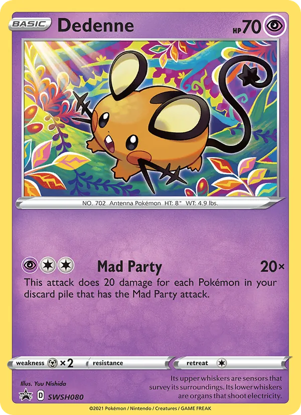 Dedenne, SWSH Black Star Promos SWSH080/307
