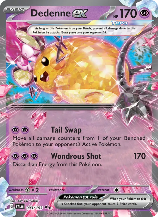 Dedenne EX, Paldea Evolved 093/193