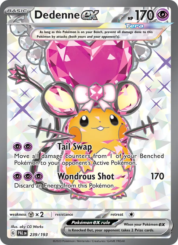Dedenne EX, Paldea Evolved 239/193