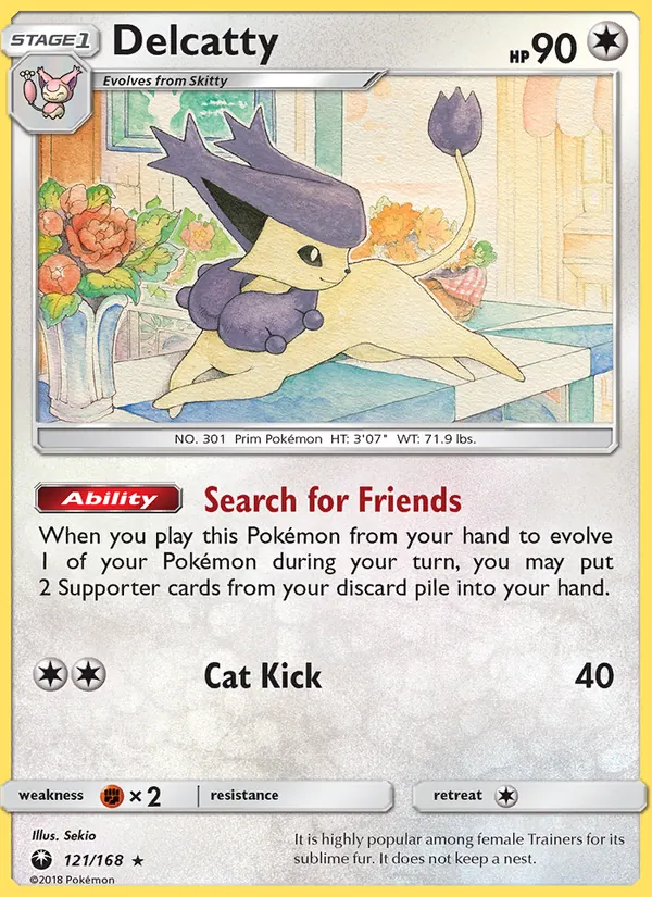 Delcatty, Celestial Storm 121/168