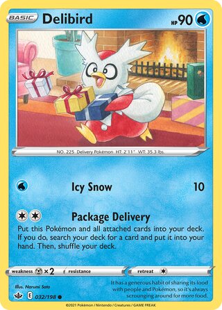 Delibird, Holiday Calendar 2022 032/198