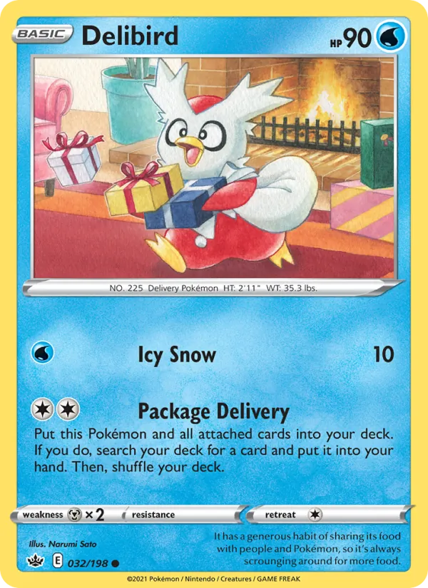 Delibird, Chilling Reign 032/198