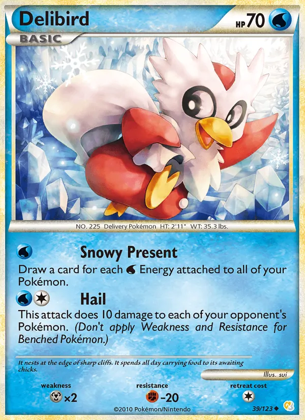 Delibird, HeartGold & SoulSilver 039/123