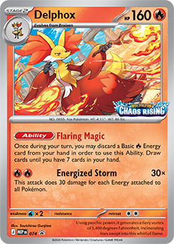 Delphox, MEP Black Star Promos 074