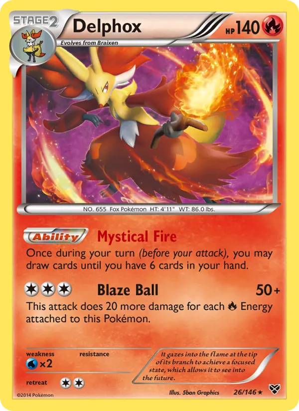 Delphox, XY 026/146