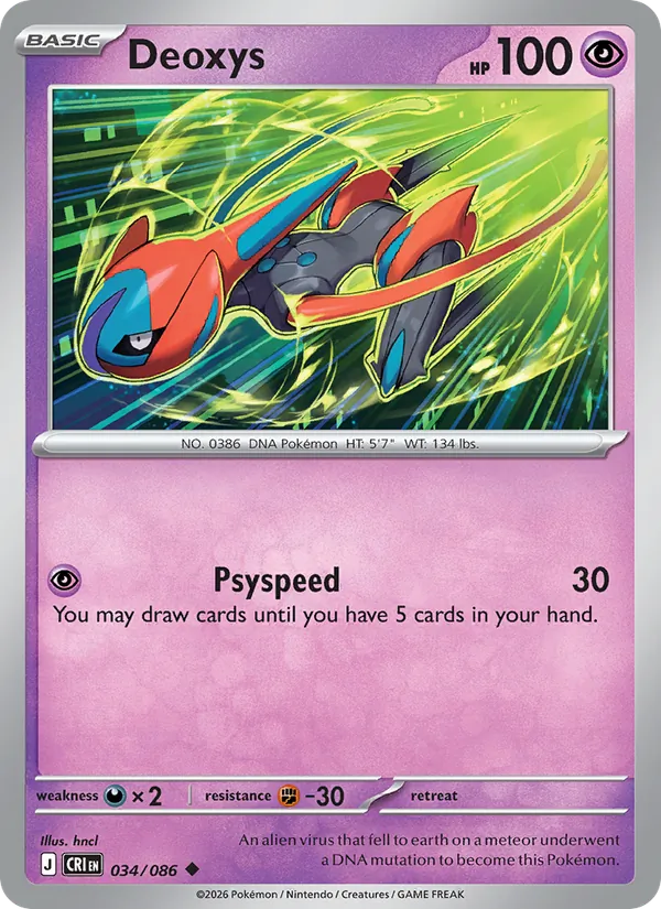 Deoxys, Chaos Rising 034/086