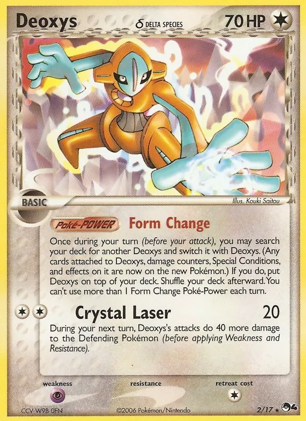 Deoxys δ, POP Series 4 002/017