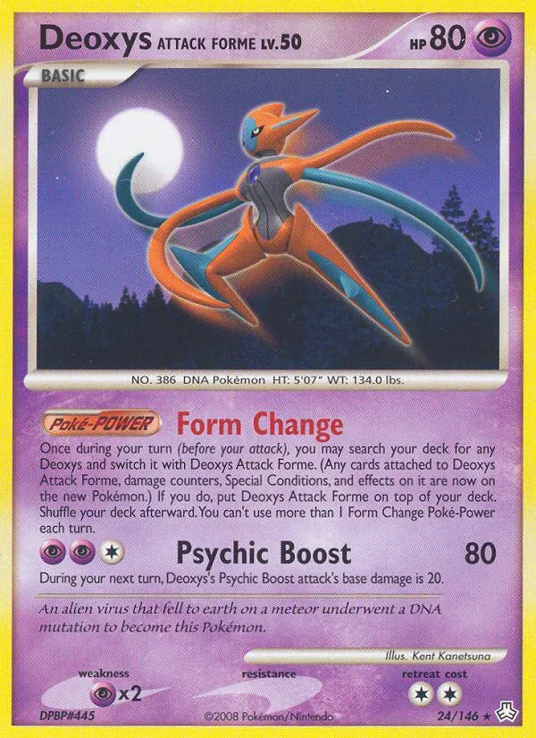 Deoxys Attack Forme, Legends Awakened 024/146