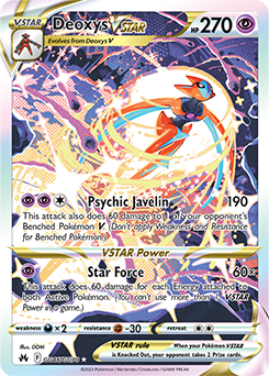 Deoxys VSTAR, Crown Zenith Galarian Gallery GG46/70