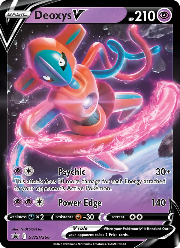 Deoxys V, SWSH Black Star Promos SWSH266/307