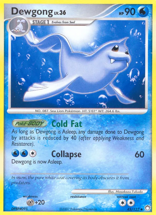 Dewgong, Mysterious Treasures 045/123