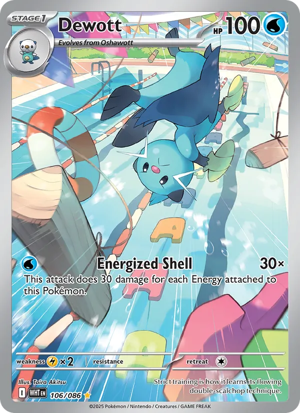 Dewott, White Flare 106/086