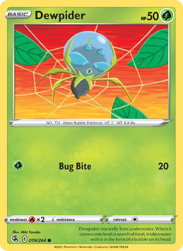 Dewpider, Fusion Strike 019/264