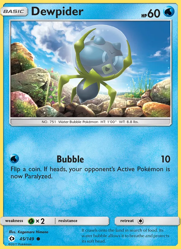 Dewpider, Sun & Moon 045/149