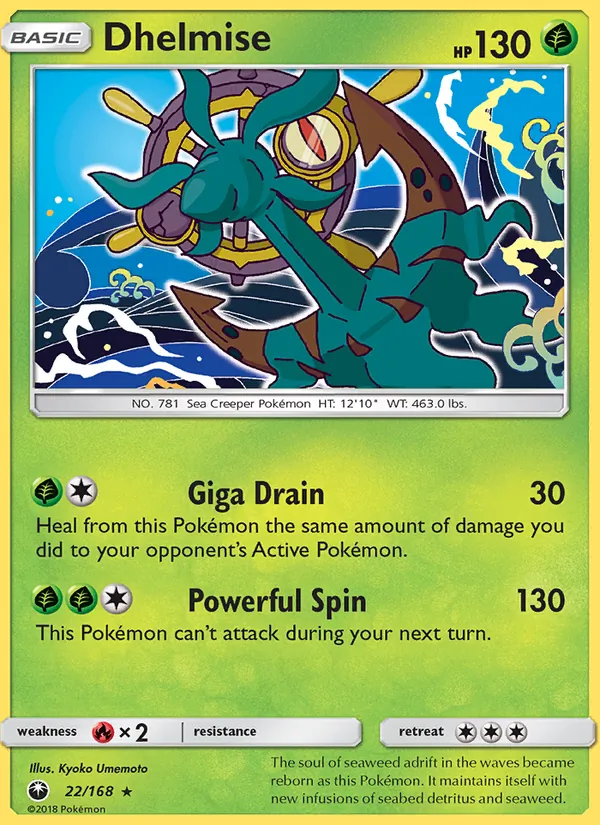 Dhelmise, Celestial Storm 022/168