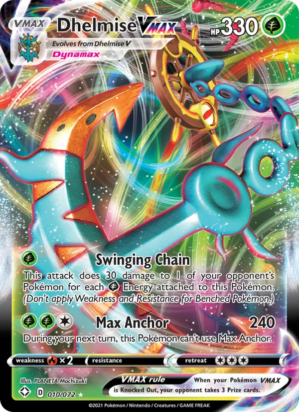 Dhelmise VMAX, Shining Fates 010/072