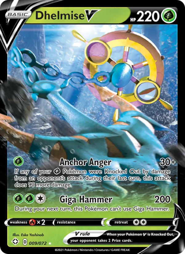 Dhelmise V, Shining Fates 009/072